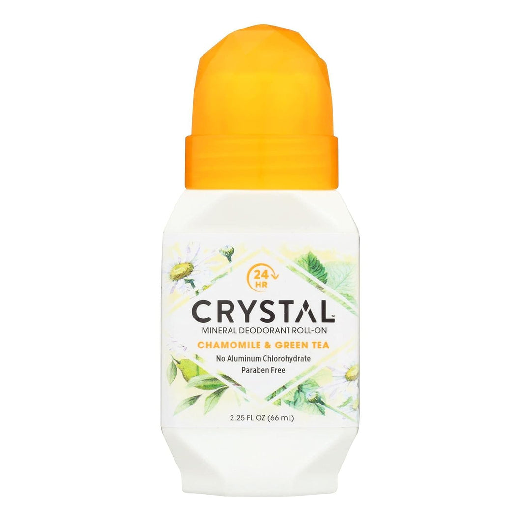 Crystal Ess Cham Green Tea Deod 2.25 Oz