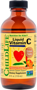 Child Life Liquid Vitamin C Orange Flavor