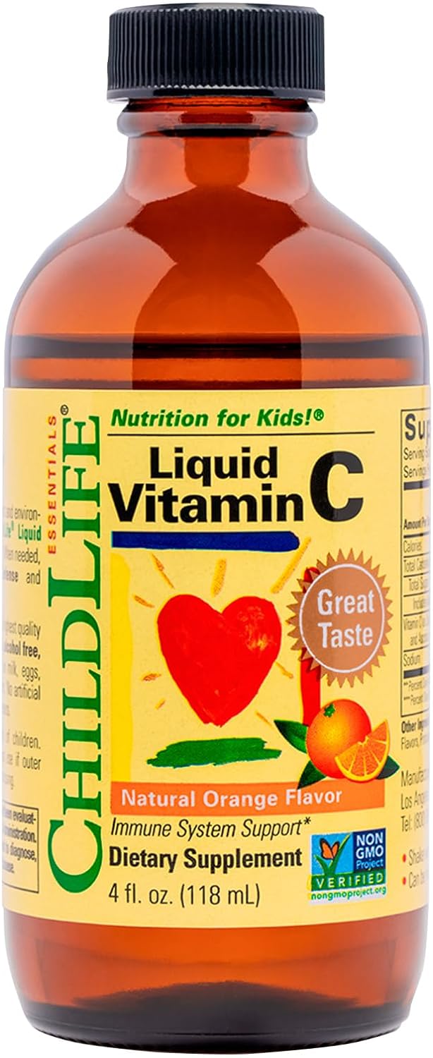 Child Life Liquid Vitamin C Orange Flavor