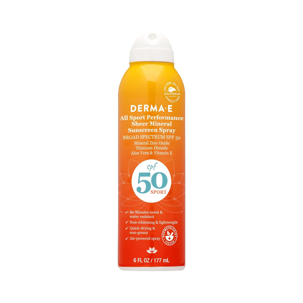 Derma E Sport Sunscreen Spray 6oz
