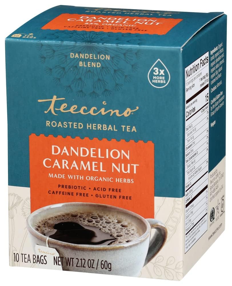 Dandelion Caramel Nut Tea, Teeccino