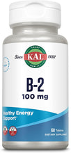 Load image into Gallery viewer, KAL Vitamin B-2 100 mg 60 T
