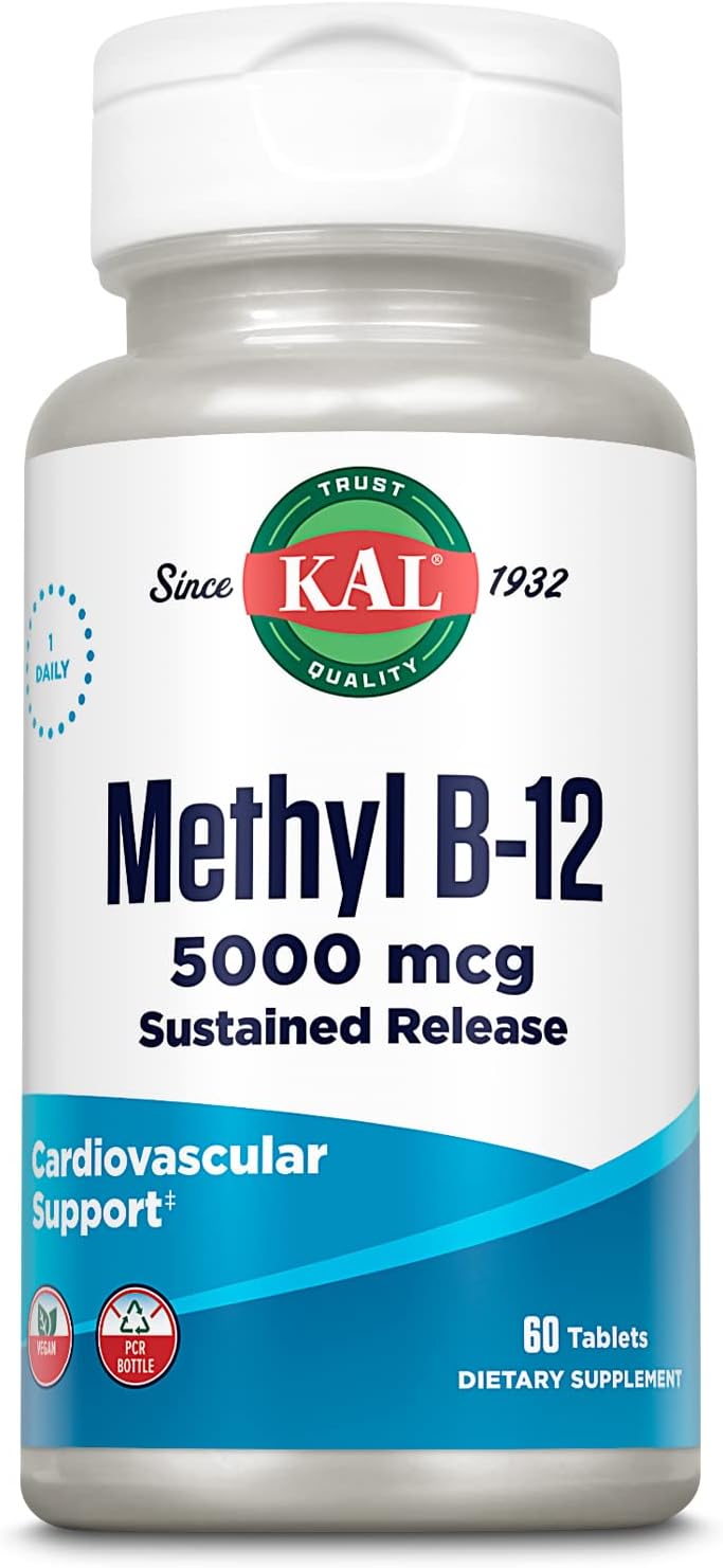 KAL Methyl B12 5000 mcg Sustained Release 60 T