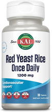 Load image into Gallery viewer, KAL Red Yeast Rice Once Daily 1200 mg 30 T
