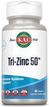 Load image into Gallery viewer, KAL Tri-Zinc 50mg 90 C
