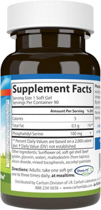 Carlson Phosphatidyl Serene 100 Mg 90 Sg