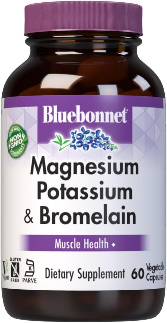 Bluebonnet Magnesium, Potassium & Bromelain