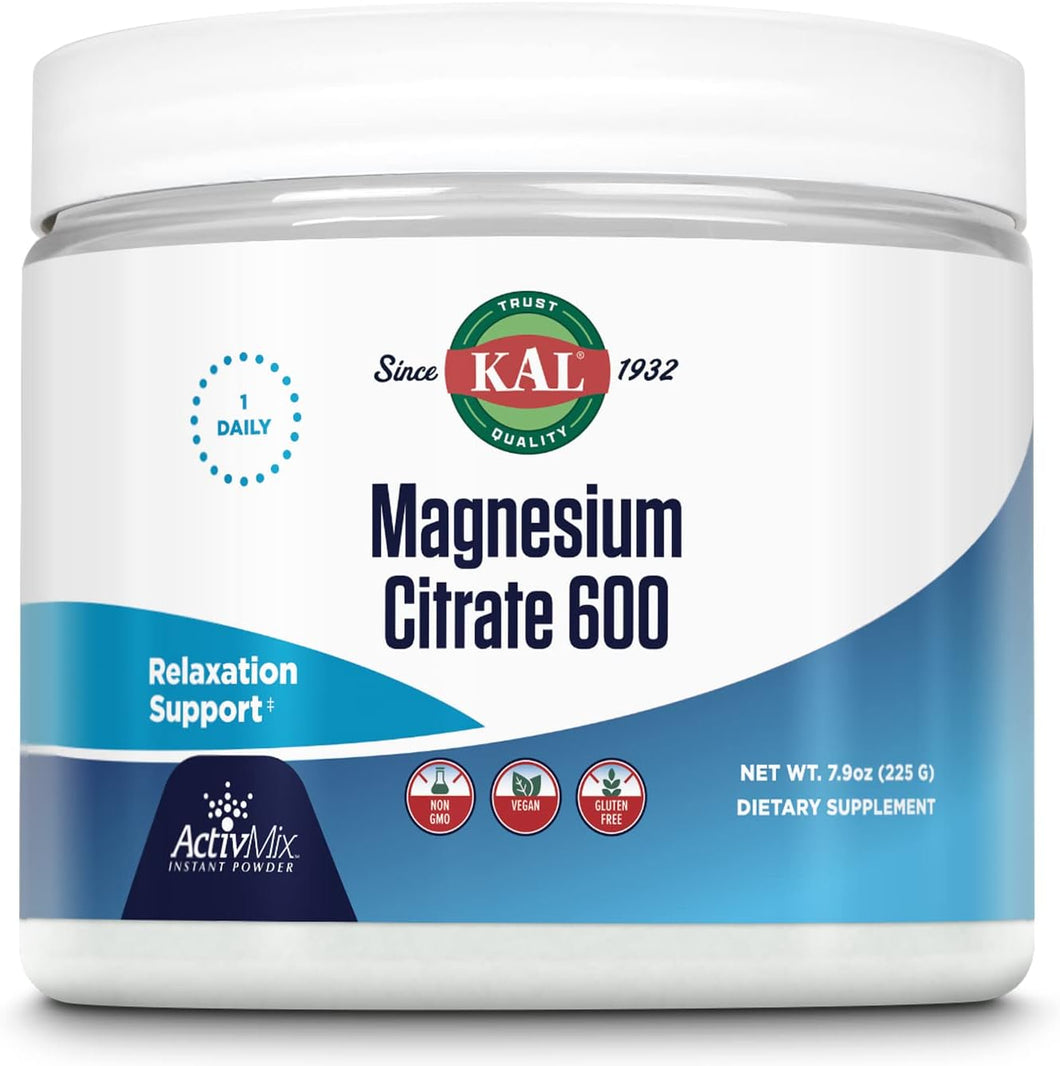 KAL Magnesium Citrate Instant Powder 600 mg