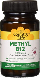 Country Life Methyl B-12 Berry Flavor 50 L