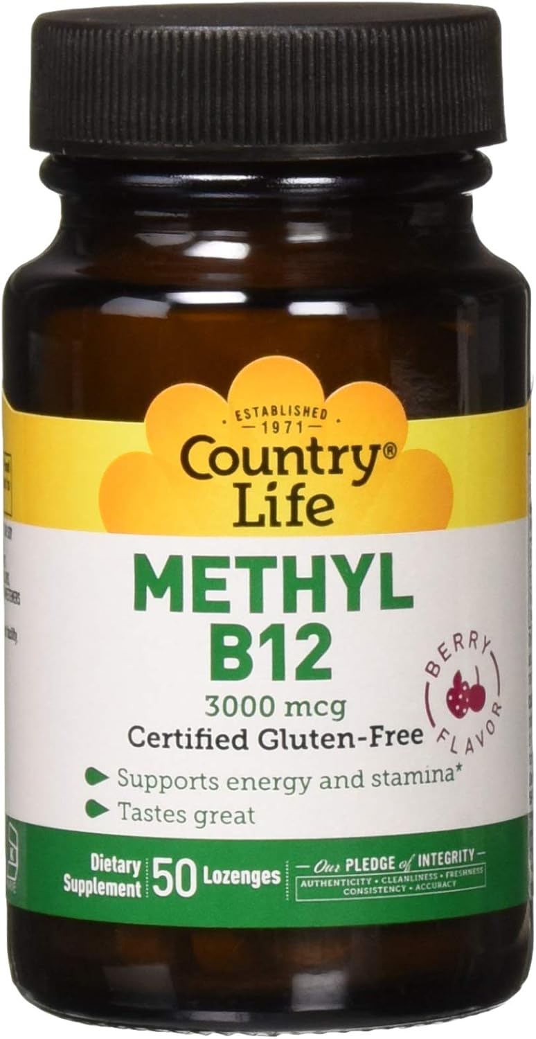 Country Life Methyl B-12 Berry Flavor 50 L