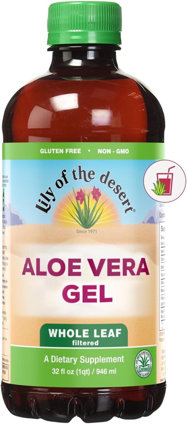 Lily of the Desert Aloe Vera Gel Whl Leaf Ogc 32 Oz
