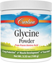 Load image into Gallery viewer, Carlson Lglycine Pwd 3.53 Oz
