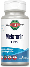 Load image into Gallery viewer, KAL Melatonin 3 mg 60 T
