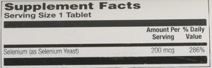 KAL Selenium 200 mcg 100 T