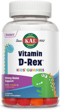 Load image into Gallery viewer, KAL Vitamin-D Rex Gummies 60 C
