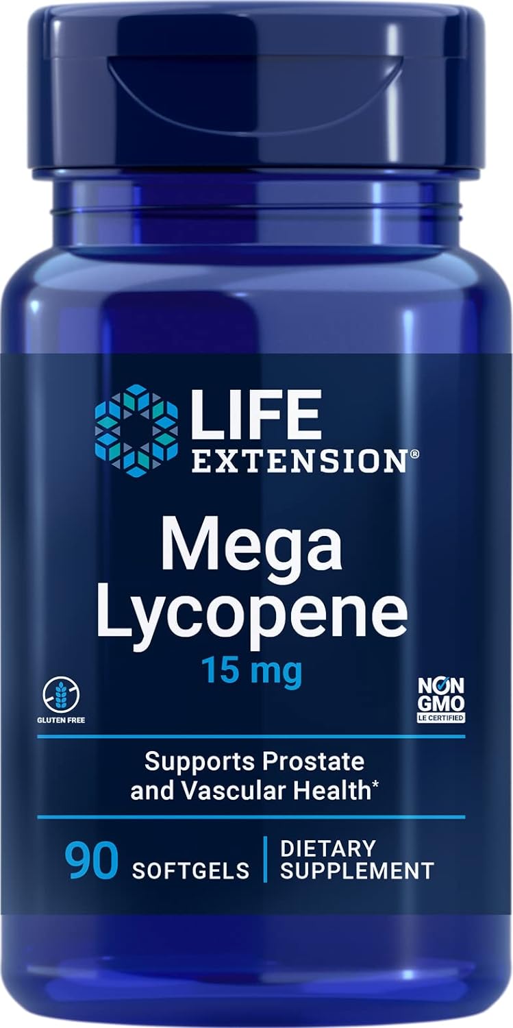 Life Extensions Mega Lycopene 15 mg 90 SG
