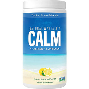 Calm Natural Lemon 16 oz Natrual Vitality