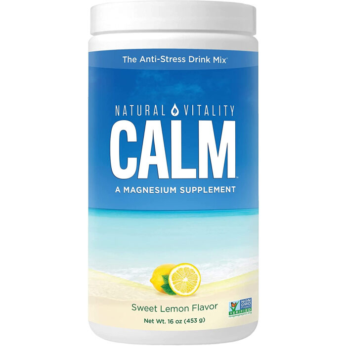 Calm Natural Lemon 16 oz Natrual Vitality