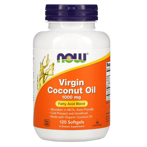 Now Virgin Coconut Oil 1000mg 120sg