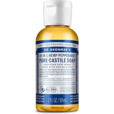 Dr. Bronner's Pure Castile Soap Peppermint 2oz