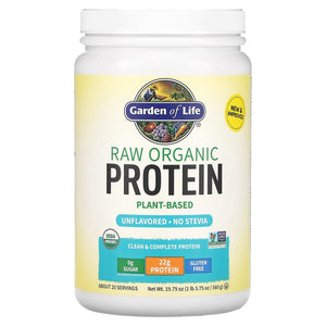 Garden of Life Raw Organic Plant Protein Unflavored 19.75oz