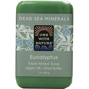 One With Nature Eucalyptus Dead Sea Mineral Bar Soap 7oz