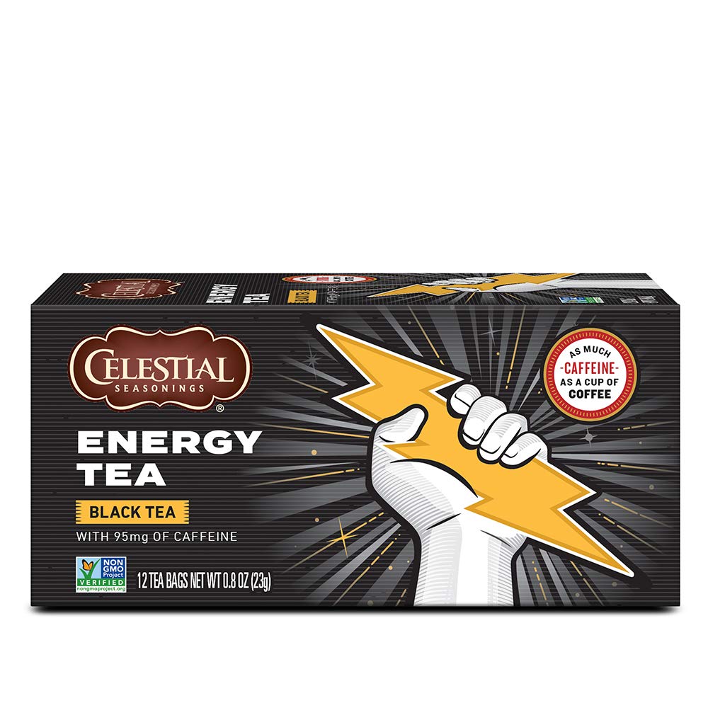Celestial Seasonings Energy Black Tea 12 Bg