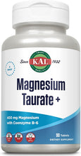 Load image into Gallery viewer, KAL Magnesium Taurate+ 90 T
