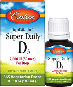 Carlson Super Daily D3 2000 Iu .35 Oz