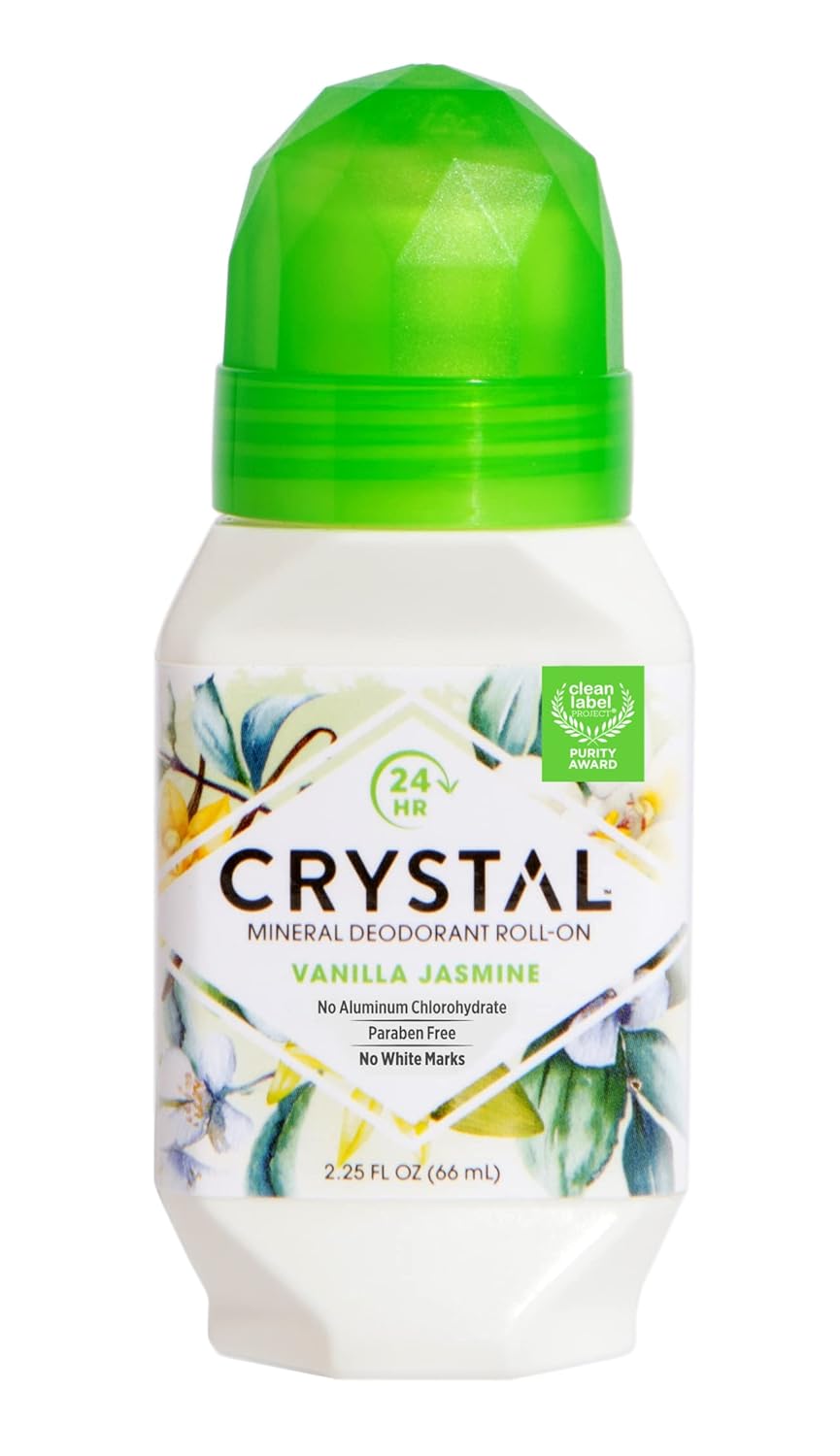 Crystal Vanilla Jasmine Roll On Dedrnt 2.25oz