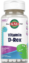 Load image into Gallery viewer, KAL Vitamin-D Rex Bubble Gum Flavor 90 C
