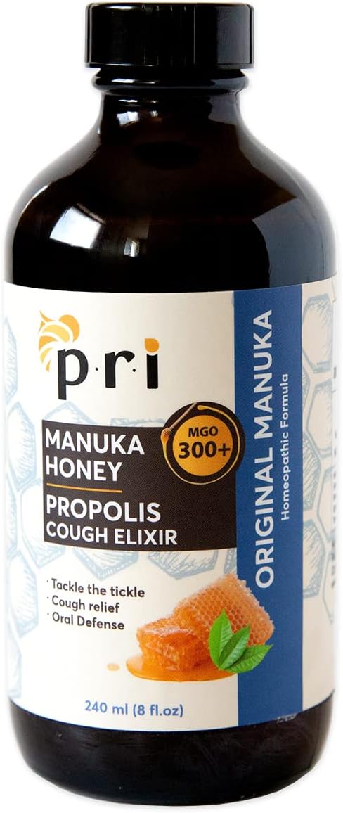 PRI Manuka Honey Cough Syrup Original Flavor