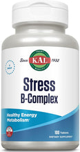 Load image into Gallery viewer, KAL Stress B-Complex 100 T
