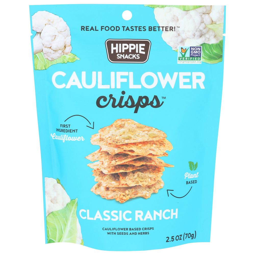 Classic Ranch Cauliflower Crisp Hippie Snacks