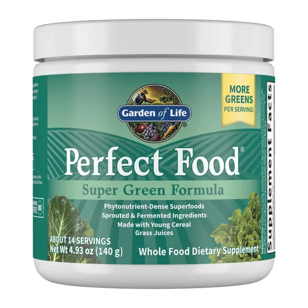 Garden Life Perfect Food Super Grn Ogc 4.9 Oz