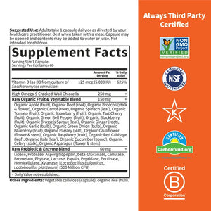 Raw Vitamin D3 5,000IU 60vc