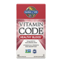 Load image into Gallery viewer, Garden Life Vit Code Healthy Blood Ogc 60 Vcp
