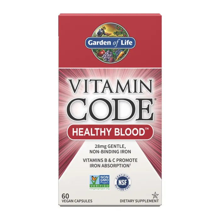 Garden Life Vit Code Healthy Blood Ogc 60 Vcp