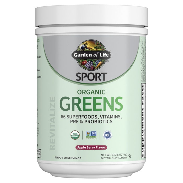 Sport Organic Greens Apple Berry Flavor 9.52oz