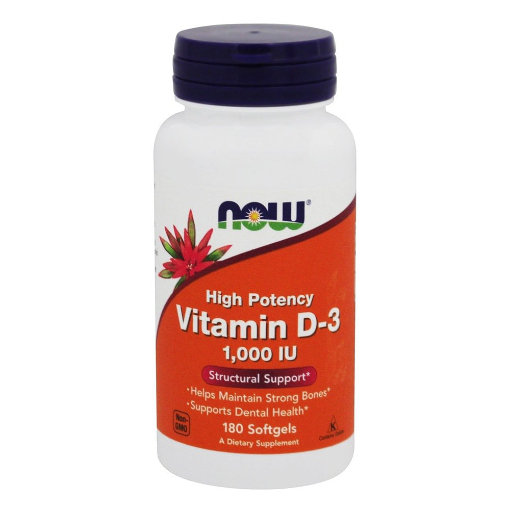 Now Vitamin D3 1,000 IU 180sg