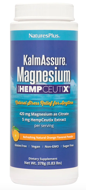 Natures Plus KalmAssure Magnesium w Hemp .83 lb