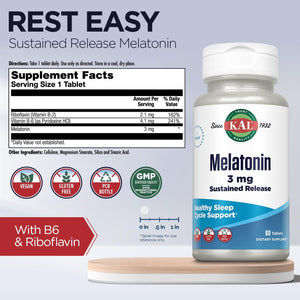 KAL Melatonin Sustained Release 3 mg 60 T