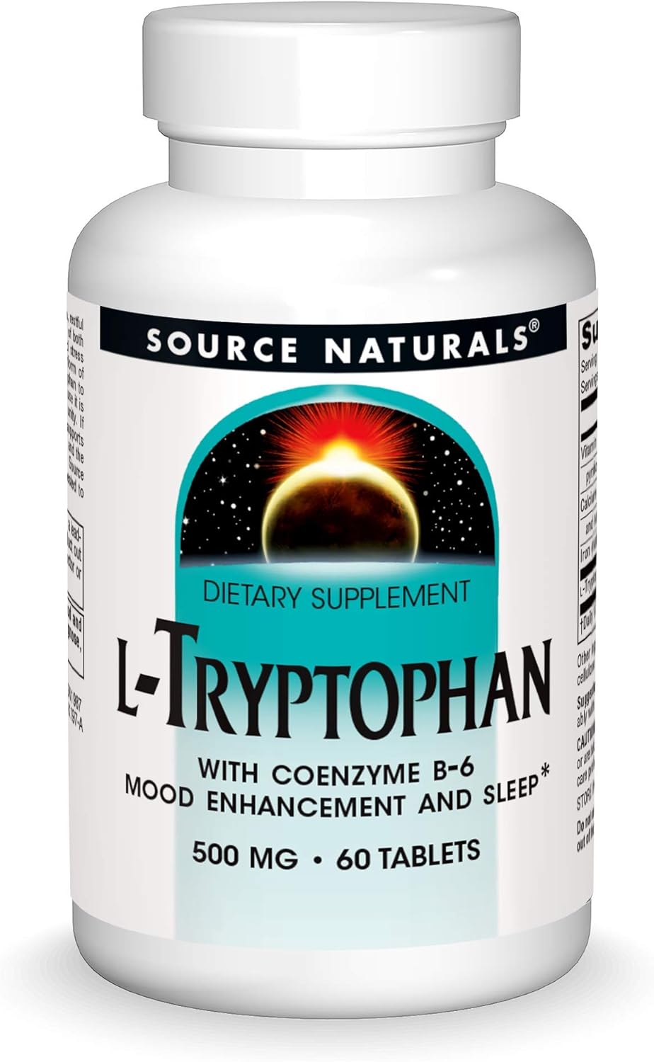 Source Naturals L-Tryptophan 500mg 60t
