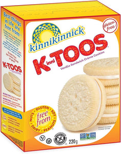 Kinnikinnick Gluten-Free Sandwich Cookie Vanilla Cream