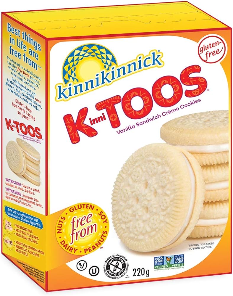 Kinnikinnick Gluten-Free Sandwich Cookie Vanilla Cream