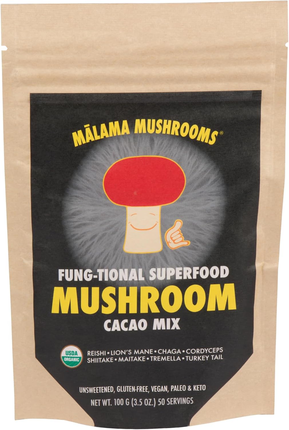 MM Organic Mushroom Cacao Mix 3.5oz