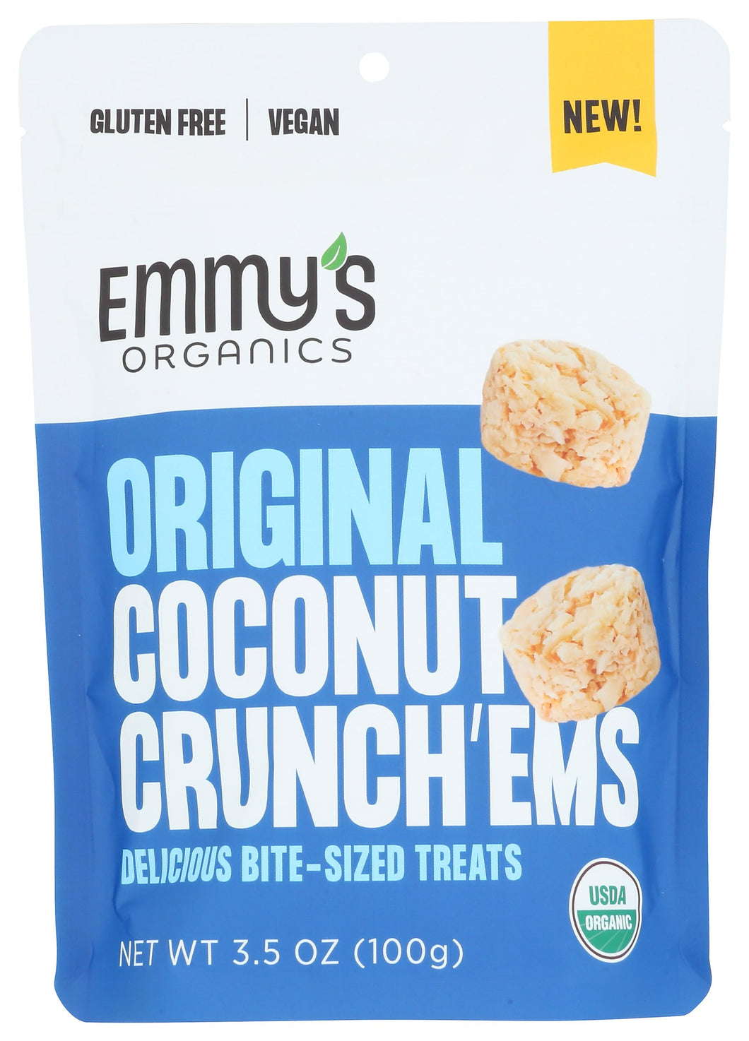 Emmy's Organics Original Coconut Crunch'ems 3.5oz