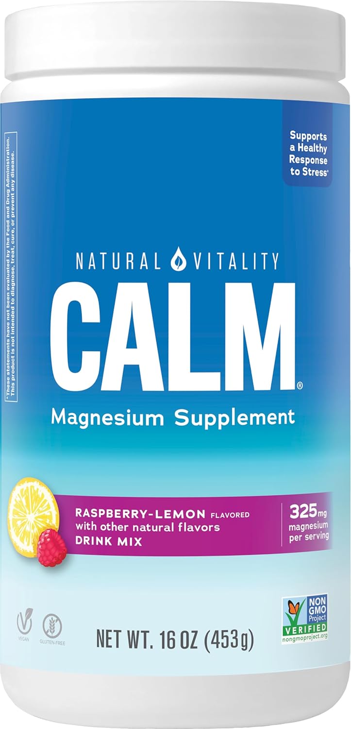 Calm Magnesium Rsp Lmn 16 oz
