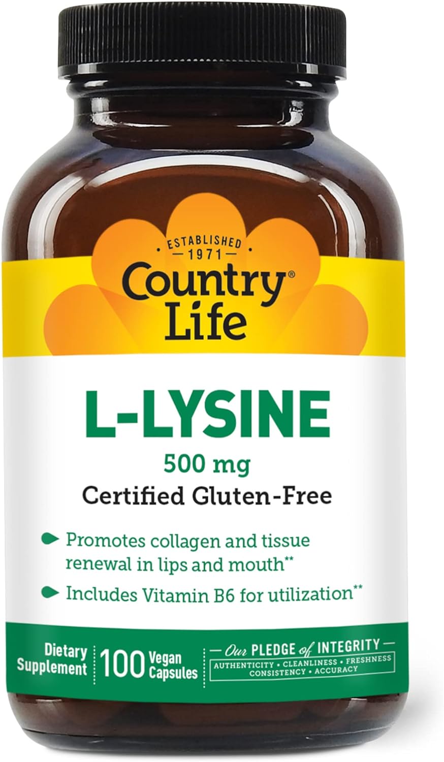 Country Life L-Lysine 500 mg 100 C