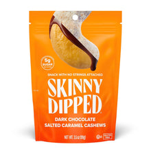 Load image into Gallery viewer, Dark Chocolate Salted Caramel Cashew&#39;s Skinny Dipped
